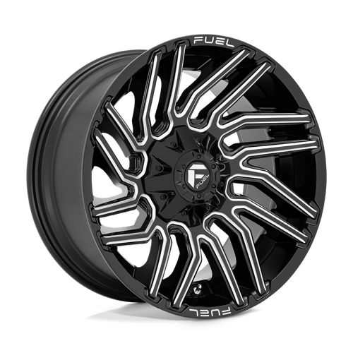 Fuel Offroad D773 TYPHOON Gloss Black Milled 20x10 -18 6x135|6x139.7mm 106.1mm - Wheelwiz