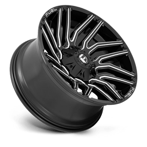 Fuel Offroad D773 TYPHOON Gloss Black Milled 20x10 -18 6x135|6x139.7mm 106.1mm - Wheelwiz