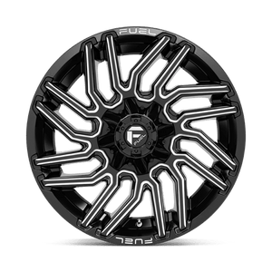 Fuel Offroad D773 TYPHOON Gloss Black Milled 20x10 -18 6x135|6x139.7mm 106.1mm - Wheelwiz