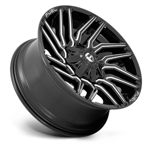 Fuel Offroad D773 TYPHOON Gloss Black Milled 22x12 -44 5x139.7|5x150mm 110.1mm - Wheelwiz