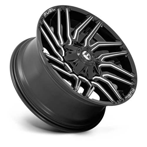 Fuel Offroad D773 TYPHOON Gloss Black Milled 20x10 -18 5x114.3|5x127mm 78.1mm - Wheelwiz