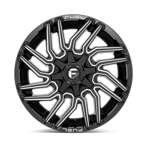 Fuel Offroad D773 TYPHOON Gloss Black Milled 22x10 -18 5x139.7|5x150mm 110.1mm - Wheelwiz