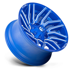Fuel Offroad D774 TYPHOON Anodized Blue Milled 20x10 -18 6x135|6x139.7mm 106.1mm - Wheelwiz