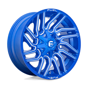 Fuel Offroad D774 TYPHOON Anodized Blue Milled 20x10 -18 5x114.3|5x127mm 78.1mm - Wheelwiz