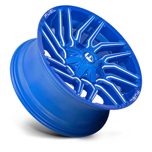Fuel Offroad D774 TYPHOON Anodized Blue Milled 22x12 -44 8x170mm 125.1mm - Wheelwiz