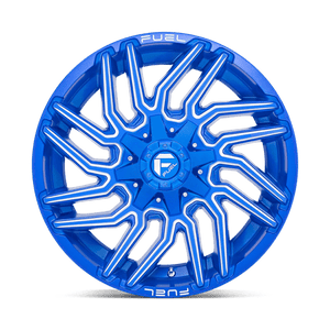 Fuel Offroad D774 TYPHOON Anodized Blue Milled 20x9 +1 8x165.1mm 125.1mm - Wheelwiz
