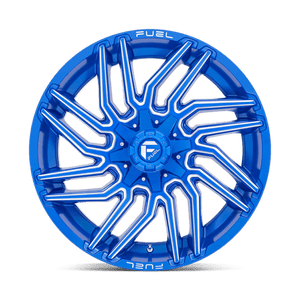 Fuel Offroad D774 TYPHOON Anodized Blue Milled 22x10 -18 8x180mm 124.2mm - Wheelwiz
