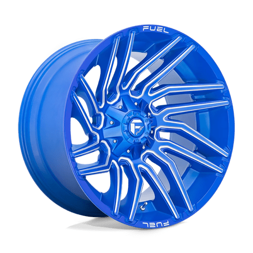 Fuel Offroad D774 TYPHOON Anodized Blue Milled 22x12 -44 5x114.3|5x127mm 78.1mm - Wheelwiz