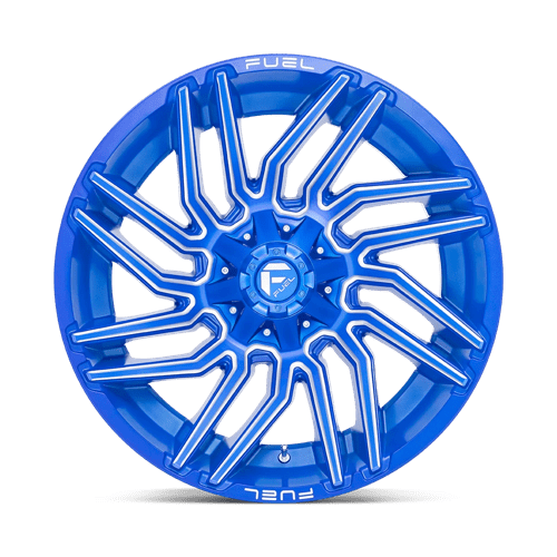 Fuel Offroad D774 TYPHOON Anodized Blue Milled 22x12 -44 5x114.3|5x127mm 78.1mm - Wheelwiz
