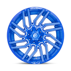 Fuel Offroad D774 TYPHOON Anodized Blue Milled 22x12 -44 5x114.3|5x127mm 78.1mm - Wheelwiz