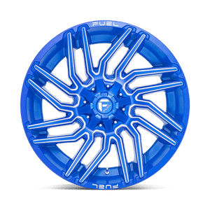 Fuel Offroad D774 TYPHOON Anodized Blue Milled 22x12 -44 5x114.3|5x127mm 78.1mm - Wheelwiz