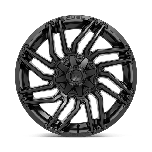 Fuel Offroad D775 TYPHOON Matte Black 22x10 -18 8x180mm 124.2mm - Wheelwiz