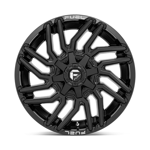 Fuel Offroad D776 TYPHOON Gloss Black 20x9 +1 8x180mm 124.2mm - Wheelwiz