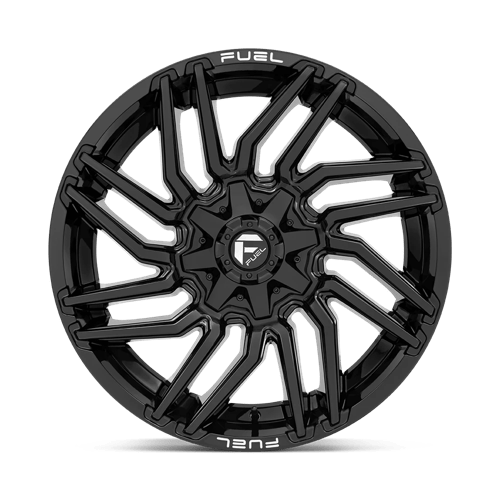 Fuel Offroad D776 TYPHOON Gloss Black 22x10 -18 8x180mm 124.2mm - Wheelwiz