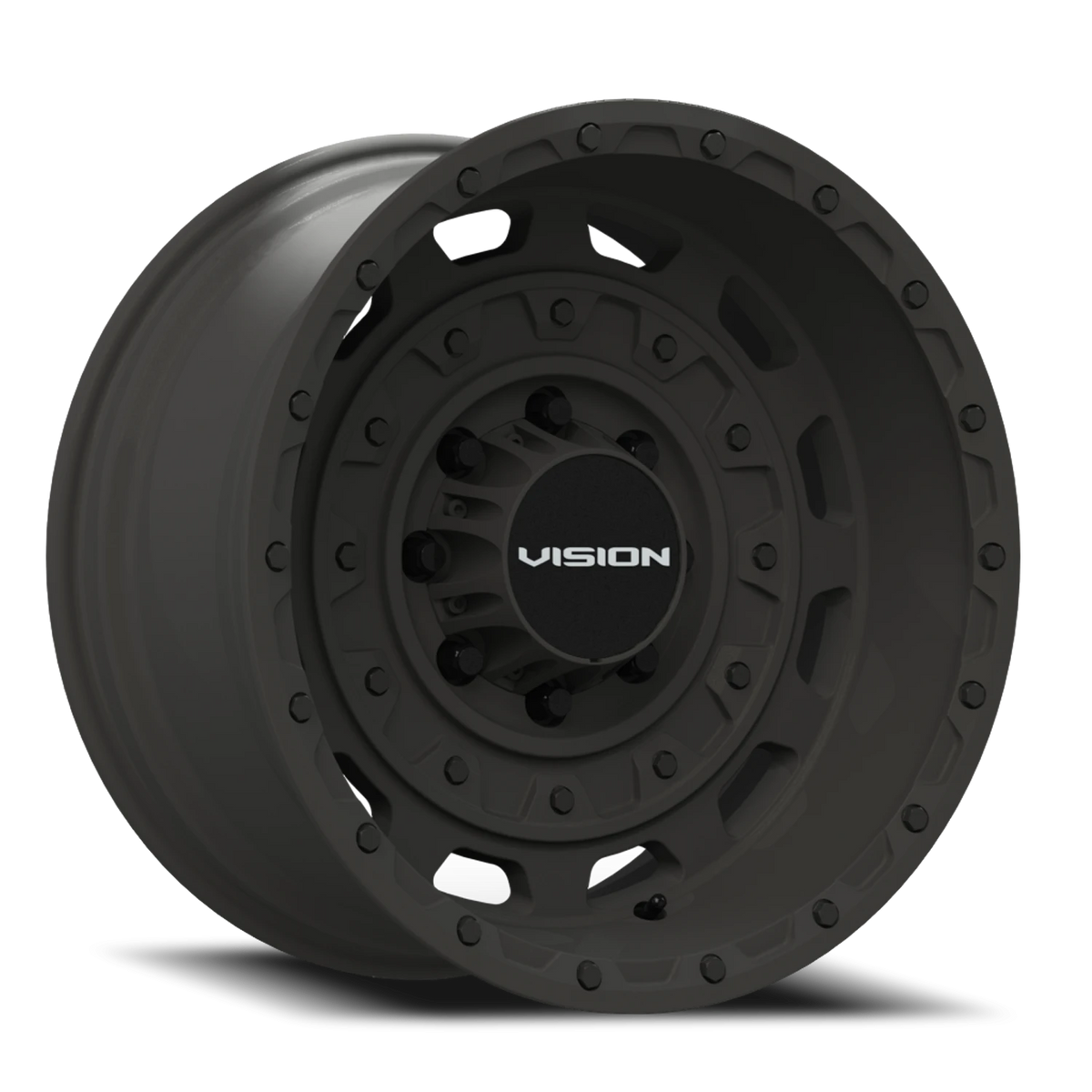 Vision Wheel 403 Satin Black 17x10 -25 8x165.1mm 125.2mm - Wheelwiz