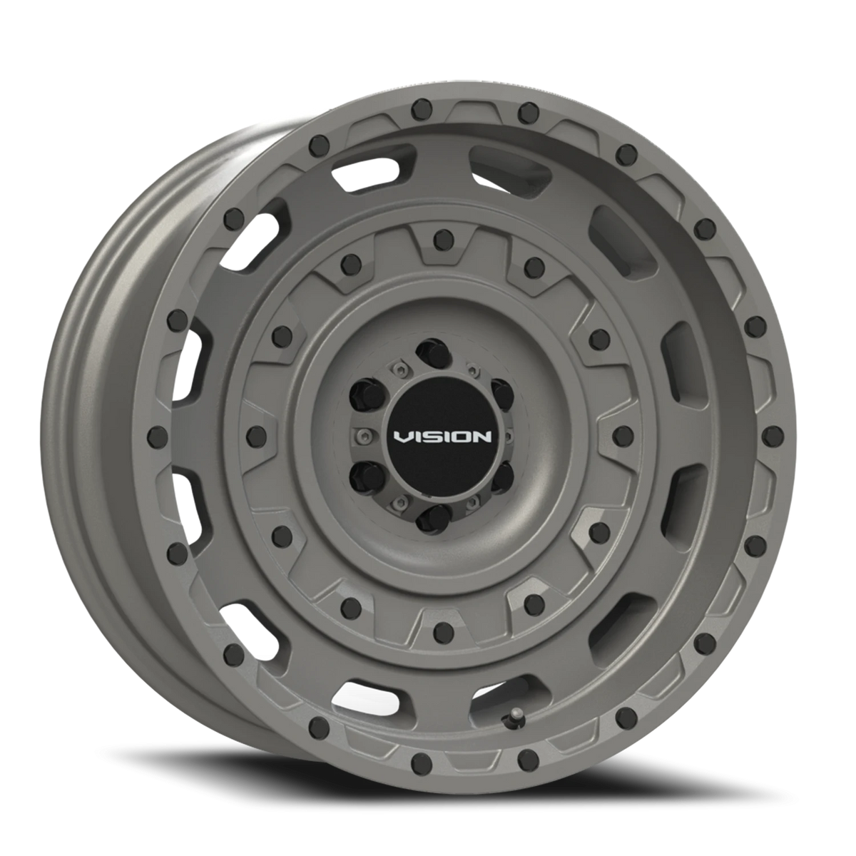 Vision Wheel 403 Thrashed Gun Metal 20x12 -44 6x139.7mm 106.2mm - Wheelwiz