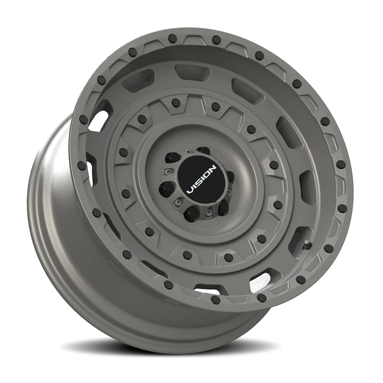 Vision Wheel 403 Thrashed Gun Metal 17x10 -40 6x139.7mm 106.2mm - Wheelwiz