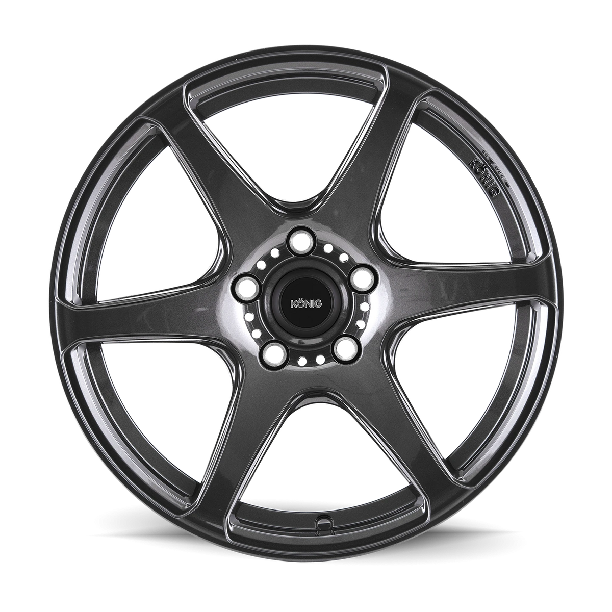 Konig Tandem Gloss Graphite 17x8 +45 5x112mm 66.6mm - Wheelwiz