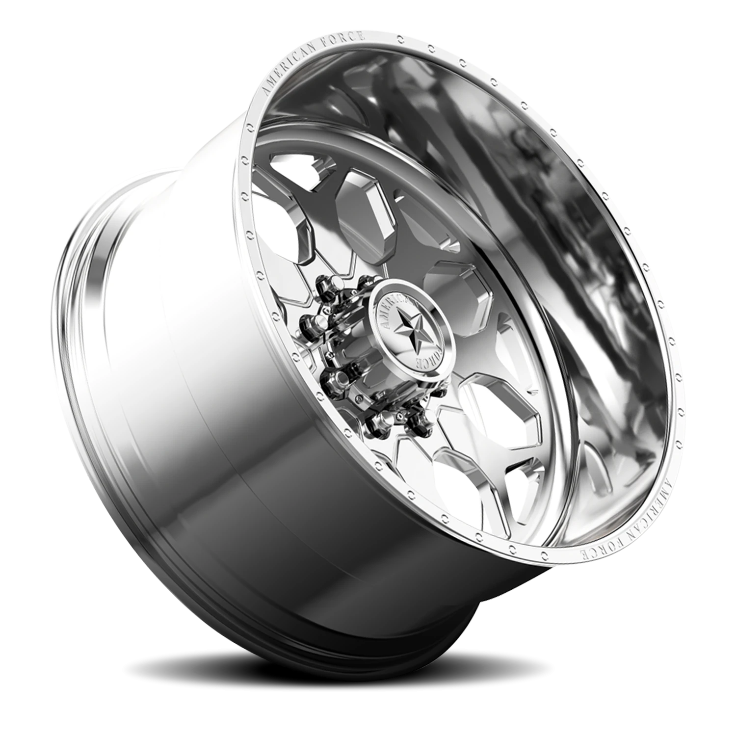 American Force N01 Terra SS Polished 22x14 -73 5x150mm 110mm - Wheelwiz
