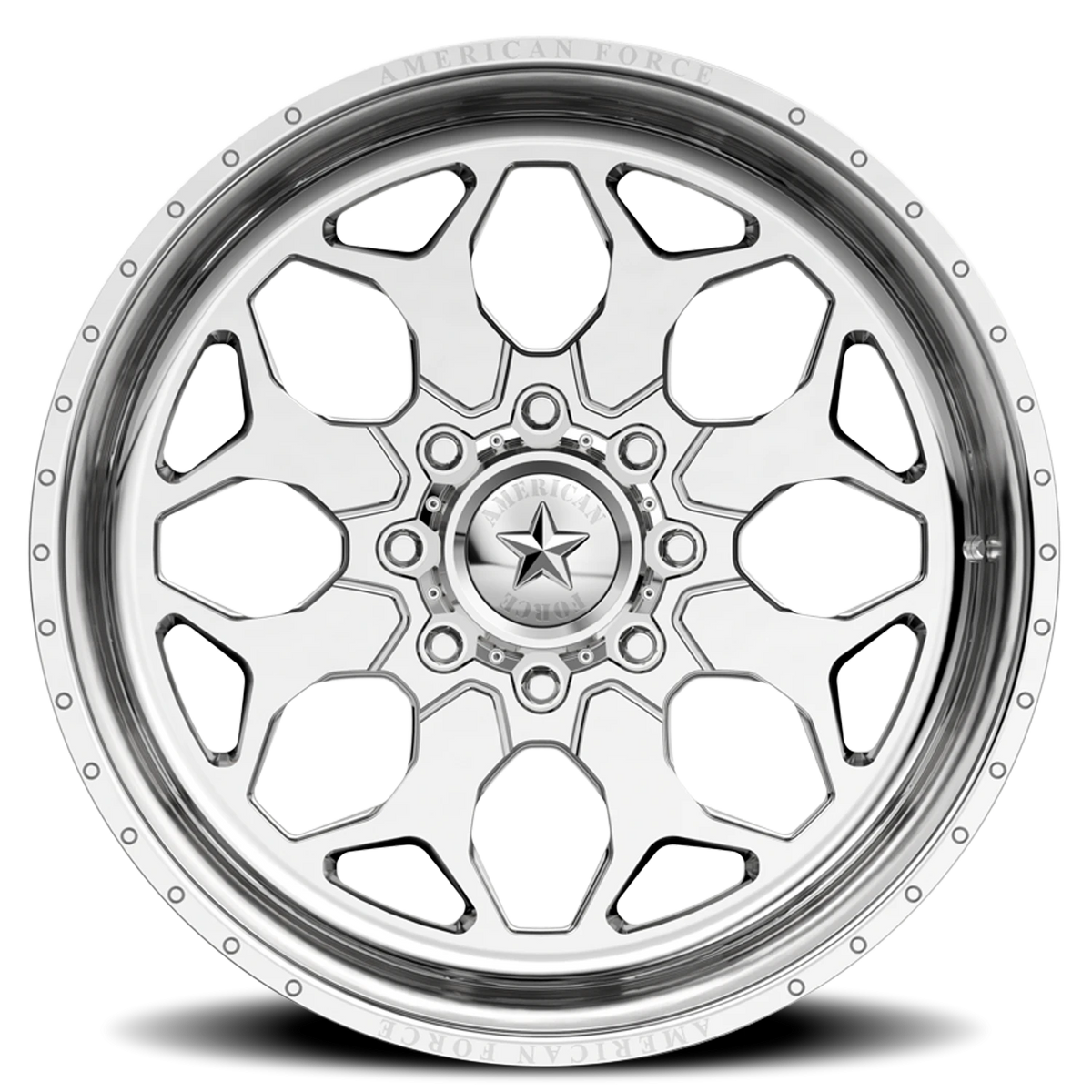 American Force N01 Terra SS Polished 22x14 -73 6x139.7mm 78.1mm - Wheelwiz