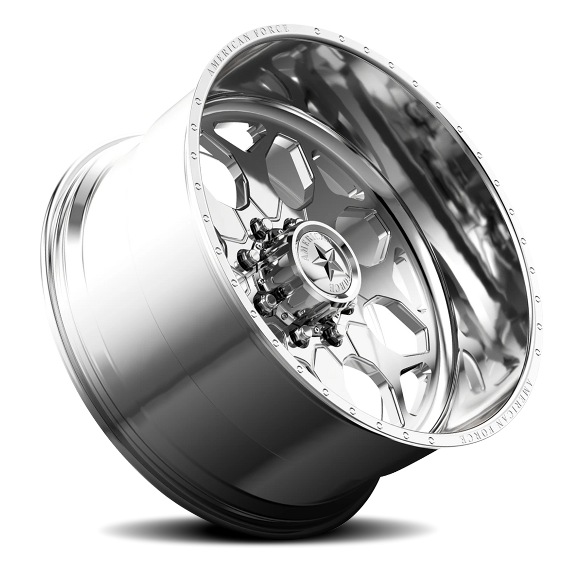 American Force N01 Terra SS Polished 22x12 -40 8x180mm 124mm - Wheelwiz