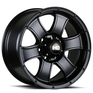 Fast HD Terrano Satin Black 16x8 +18 6x114.3mm 66.1mm