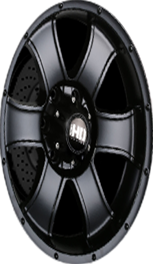 Fast HD Terrano Satin Black 16x8 +18 6x114.3mm 66.1mm