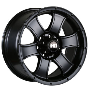 Fast HD Terrano Satin Black 16x8 +18 6x114.3mm 66.1mm