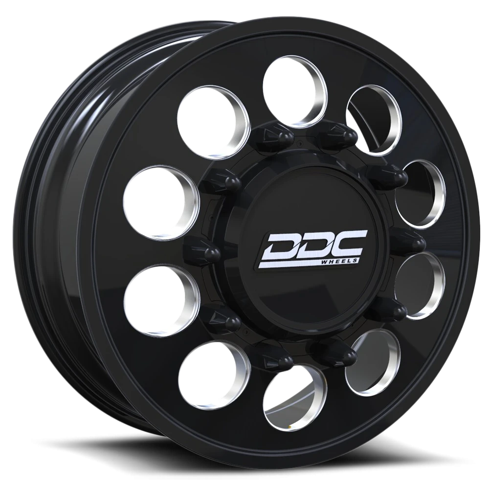 DDC The Hole Black W/ Milled 22x8.25  10x225mm 170.1mm