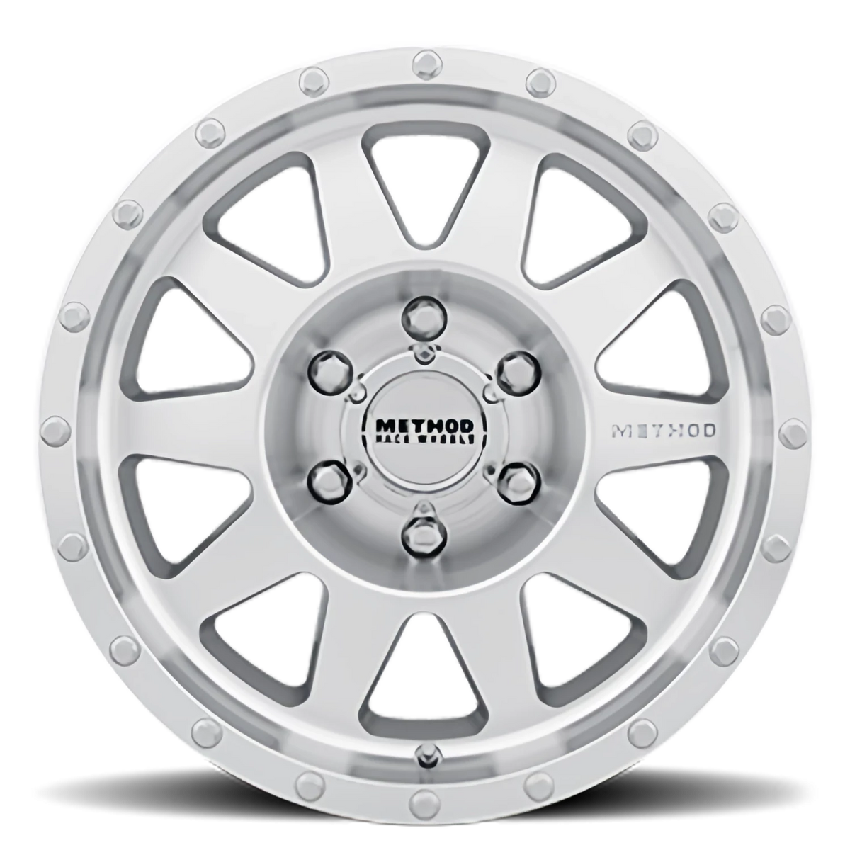 Method Race Wheels The Standard MR301 Machined W/ Clear Coat 17x9 -12 6x139.7mm 108mm