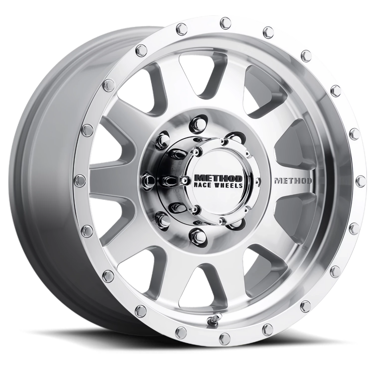 Method Race Wheels The Standard MR301 Machined W/ Clear Coat 18x9 +18 8x180mm 130.81mm