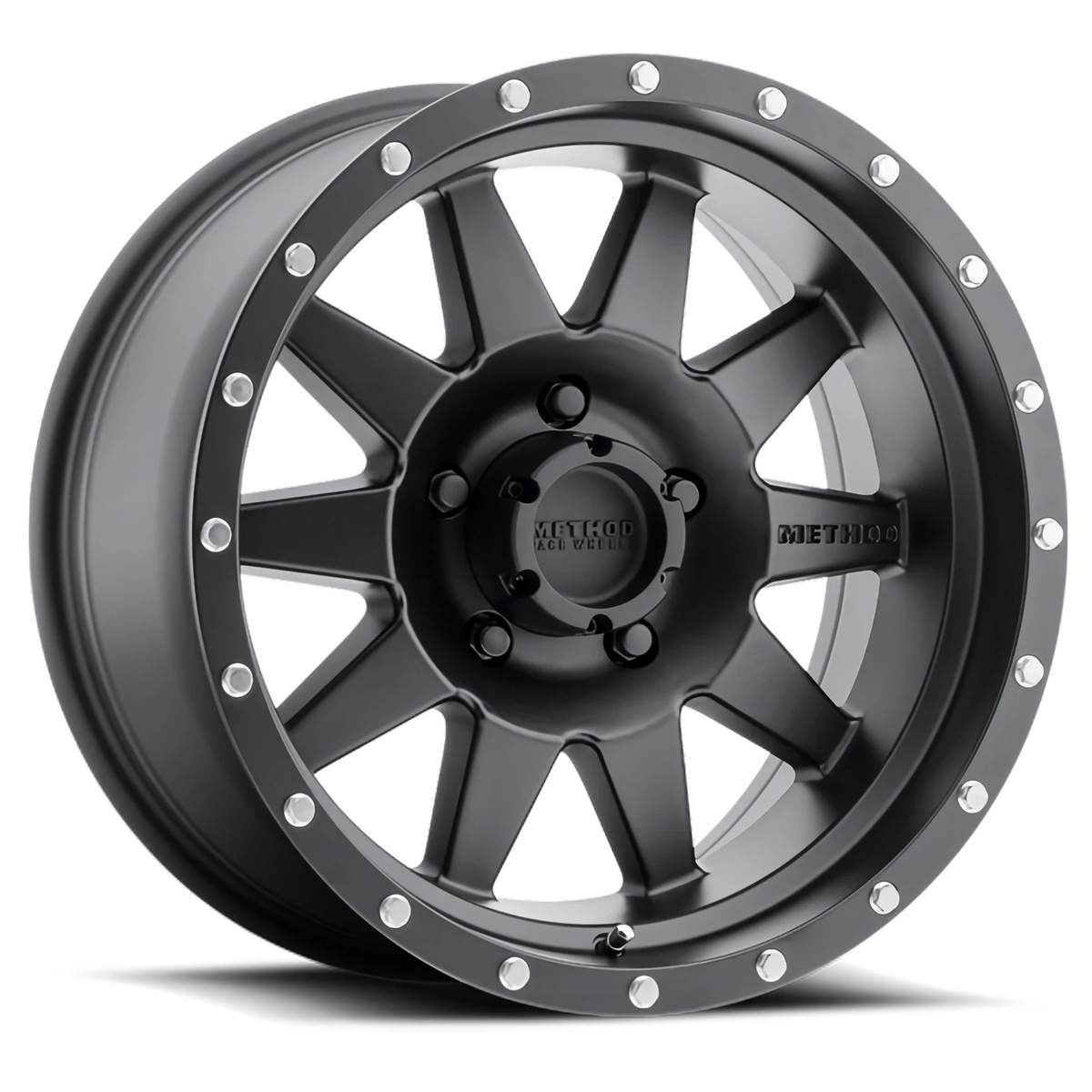 Method Race Wheels The Standard MR301 Matte Black 15x7 -6 5x114.3mm 83mm
