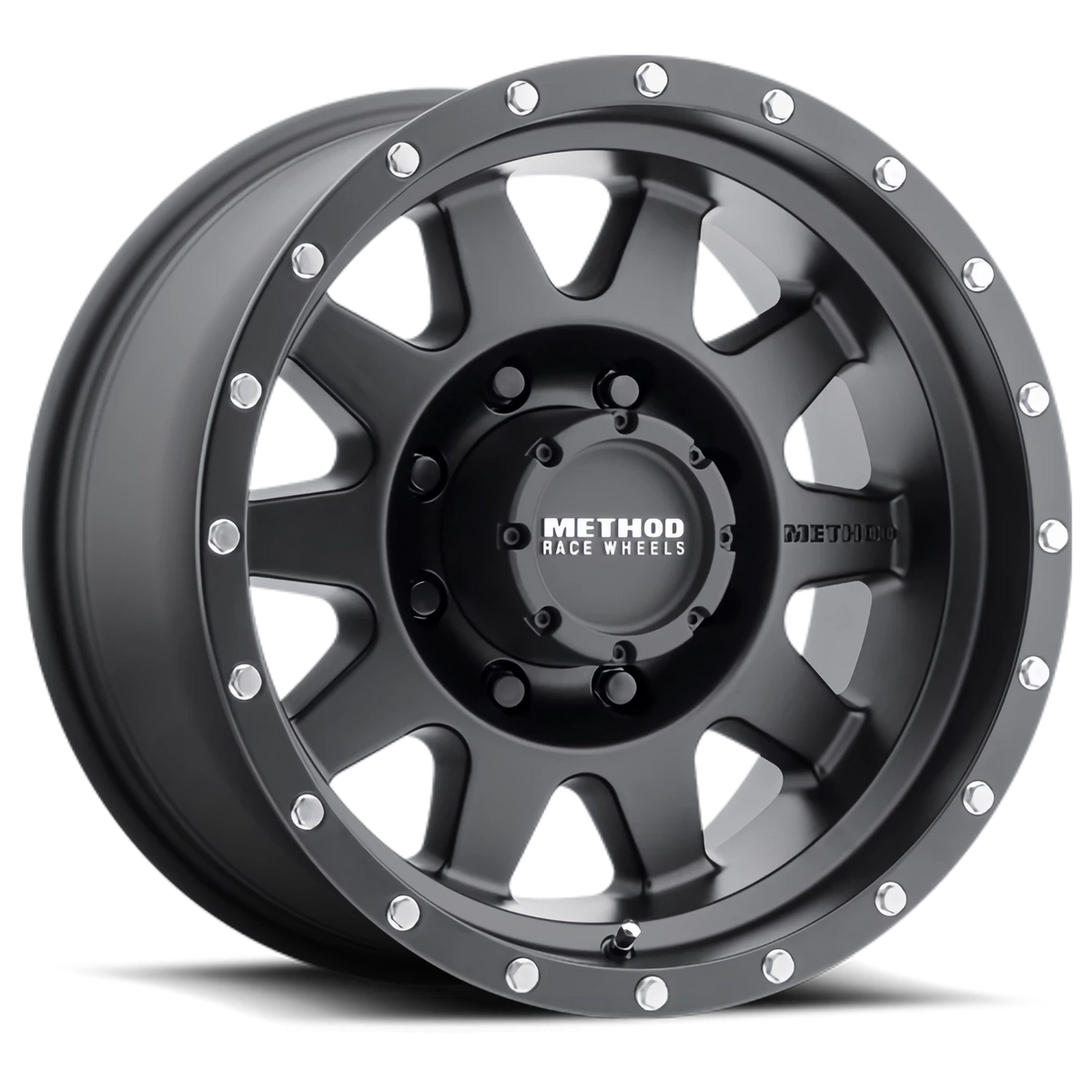 Method Race Wheels The Standard MR301 Matte Black 17x9 -12 8x170mm 130.81mm
