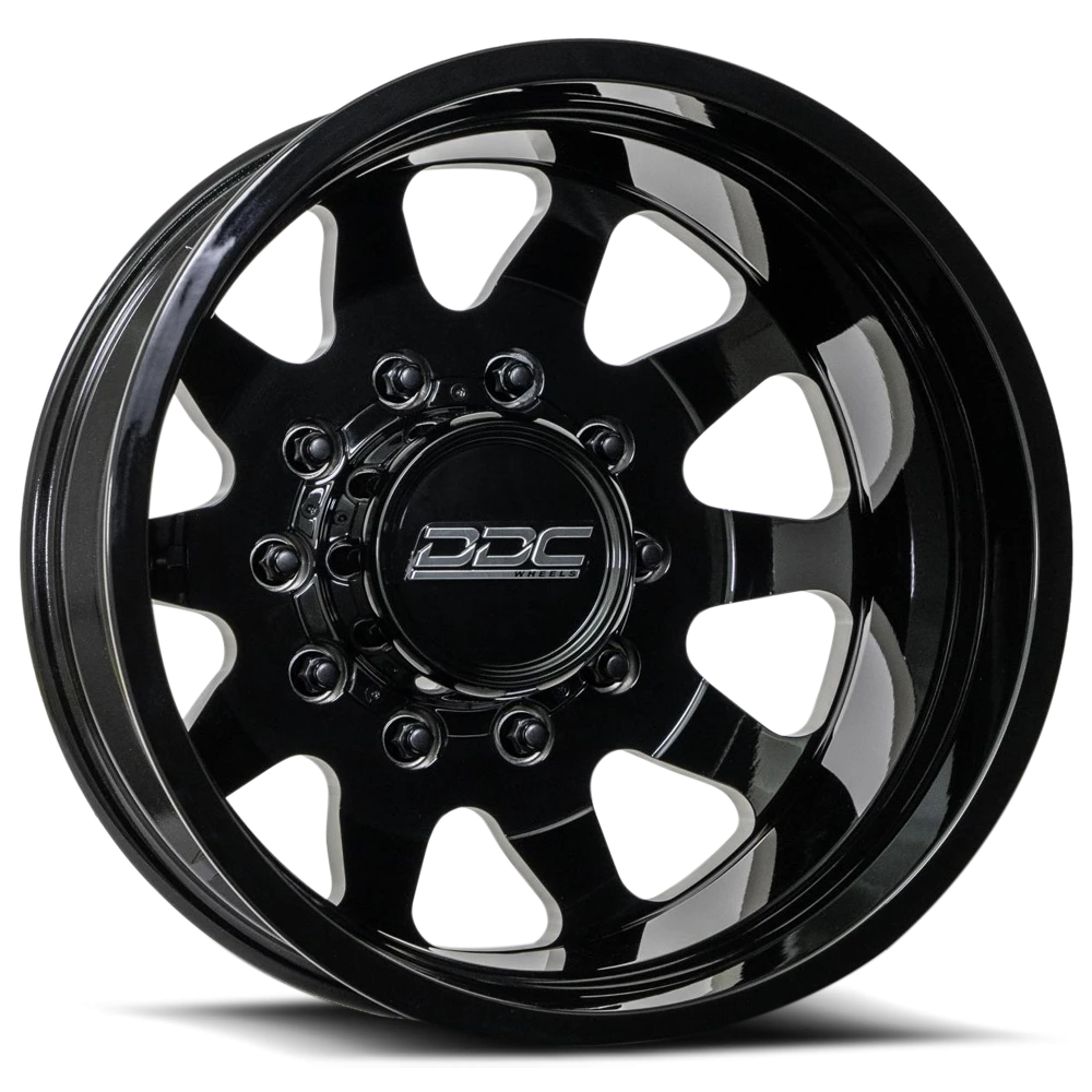 DDC The Ten Black W/ Milled 22x8.25  8x210mm 154.2mm