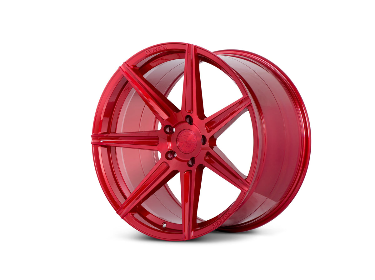 Ferrada Wheels F8-FR7 Brushed Rouge 20x11.5 +28 5x115mm 73.1mm - Wheelwiz