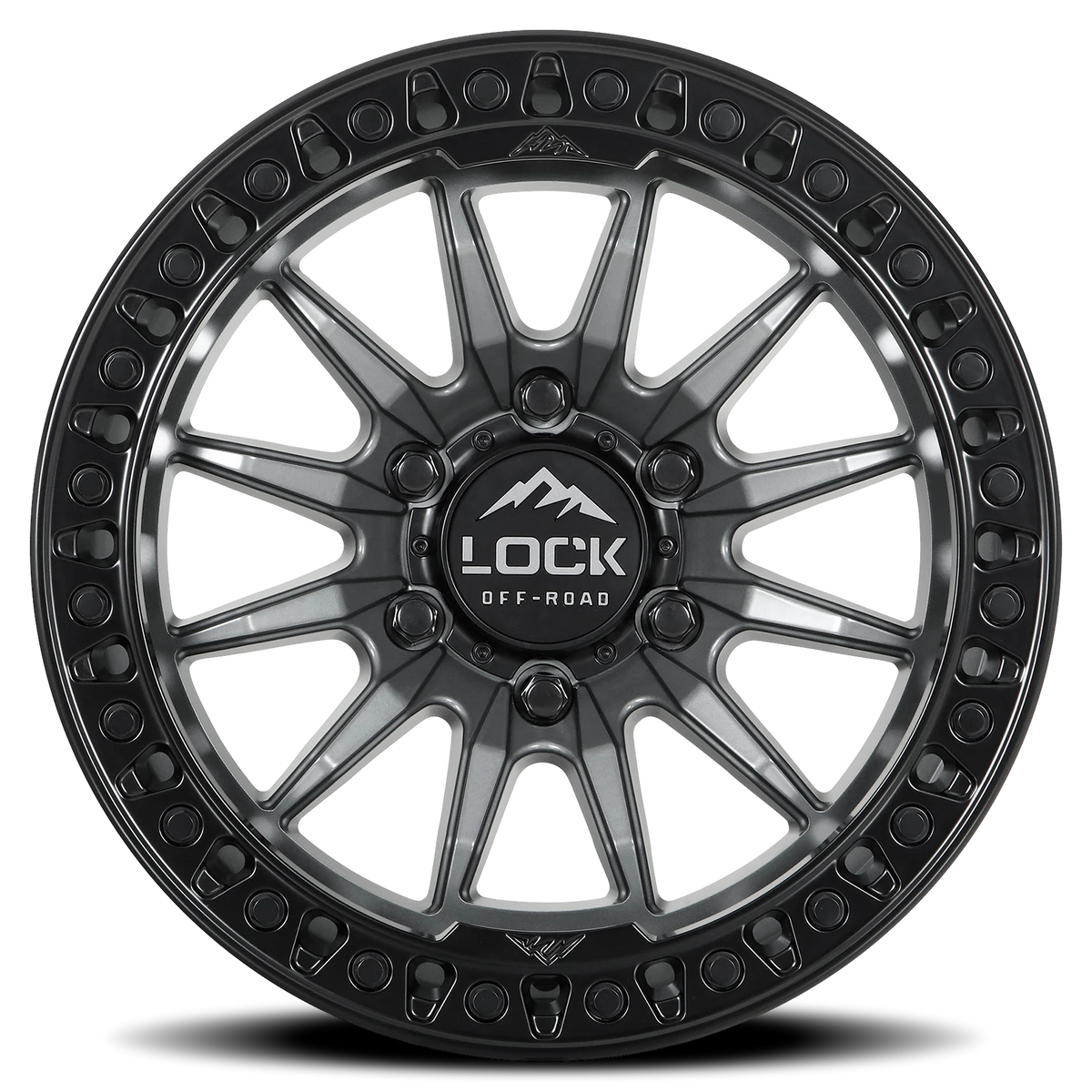 Lock Offroad Trail Matte Grey W/ Ma 17x9 +1 5x127mm 71.5mm