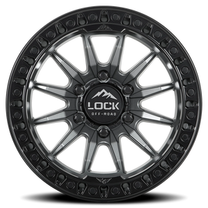 Lock Offroad Trail Matte Grey W/ Ma 17x9 +1 5x127mm 71.5mm
