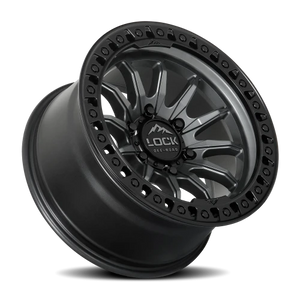 Lock Offroad Trail Matte Grey W/ Ma 17x9 +1 6x135mm 87.1mm