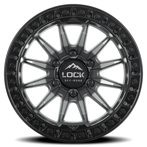 Lock Offroad Trail Matte Grey W/ Ma 17x9 -12 6x139.7mm 106.2mm