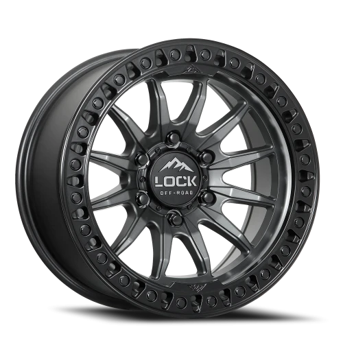 Lock Offroad Trail Matte Grey W/ Ma 20x10 -18 8x165.1mm 125.2mm