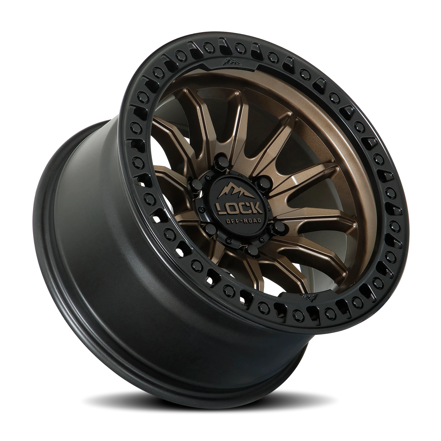 Lock Offroad Trail Matte Bronze W/ Ma 17x9 +1 5x127mm 71.5mm