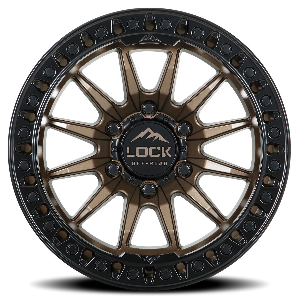 Lock Offroad Trail Matte Bronze W/ Ma 20x9 +20 5x127mm 71.5mm