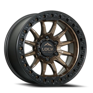Lock Offroad Trail Matte Bronze W/ Ma 20x9 +1 8x180mm 124.3mm
