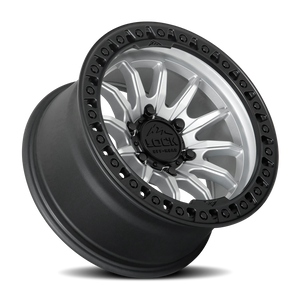 Lock Offroad Trail Matte Silver W/ Ma 17x9 -12 5x127mm 71.5mm