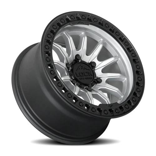 Lock Offroad Trail Matte Silver W/ Ma 20x9 +1 6x139.7mm 106.2mm