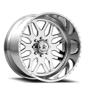American Force B02 Trax SS Polished 22x12 -40 8x165.1mm 122mm - Wheelwiz