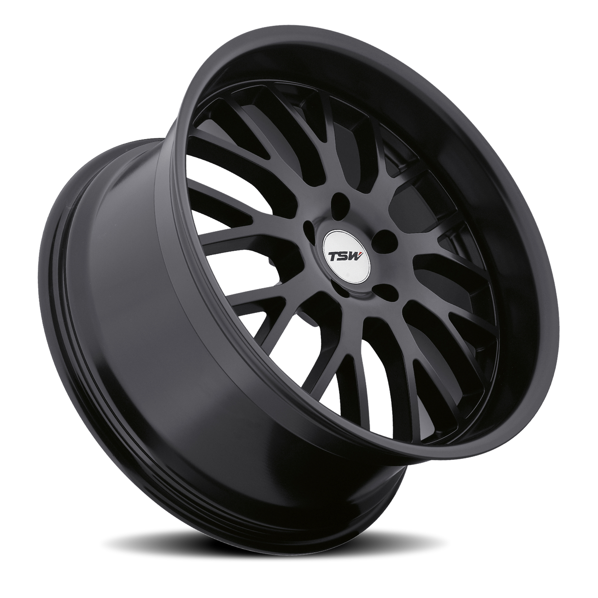 TSW TREMBLANT Matte Black 17x8 +20 5x120mm 76.1mm - Wheelwiz