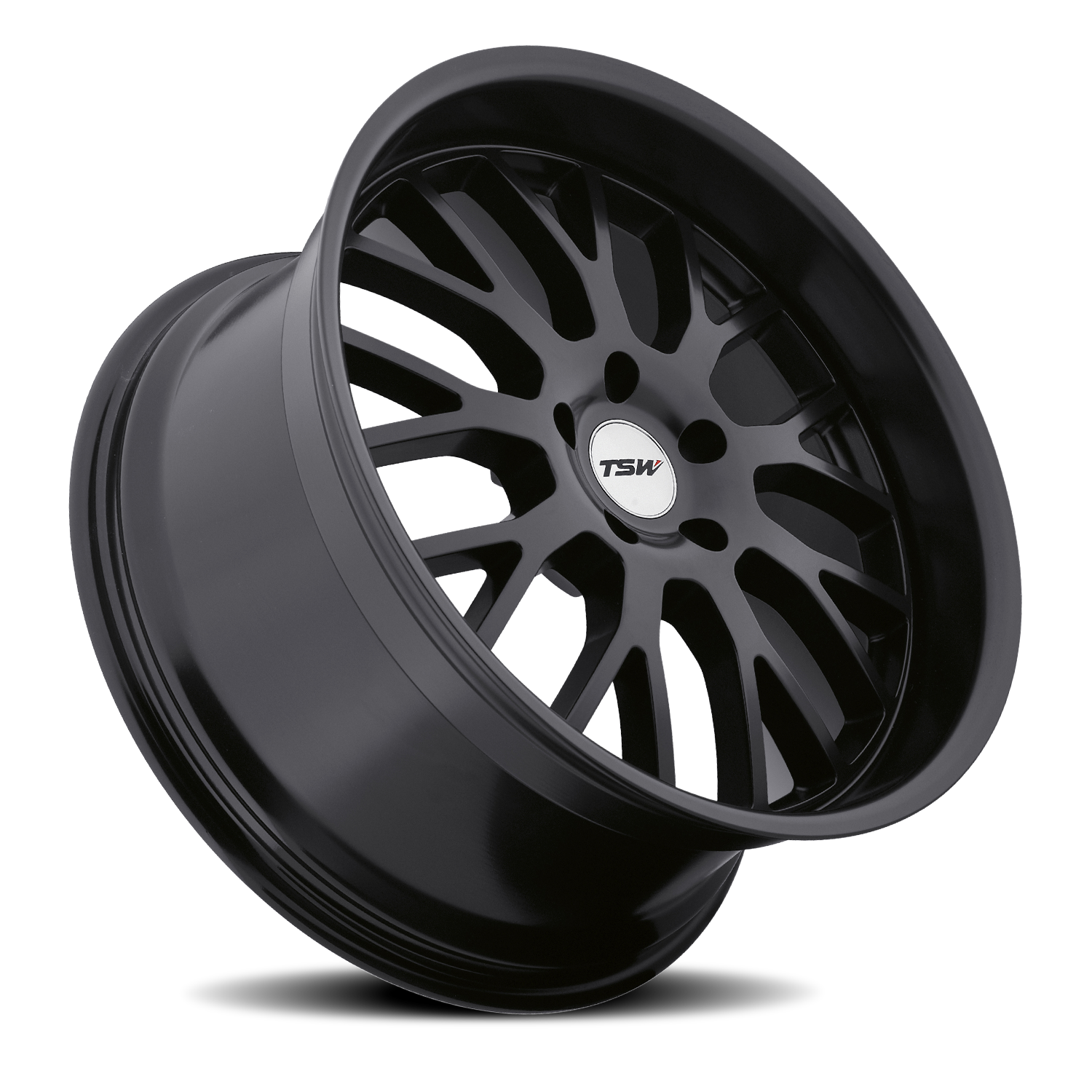 TSW TREMBLANT Matte Black 17x8 +20 5x120mm 76.1mm - Wheelwiz