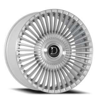 Dolce Luxury Trento Gloss Silver W/ Brushed Face 22x9.5 +18 6x135|6x139.7mm 106.2mm