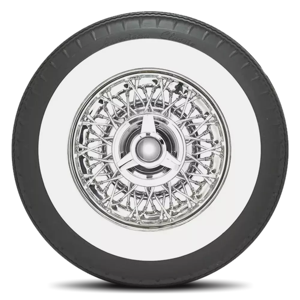Coker American Classic Radial (2 3/4 INCH Whitewall) 225/75R15 - Wheelwiz
